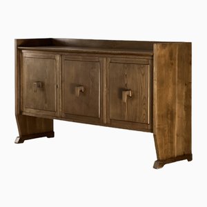 Credenza in castagno di Gherardo Bosio, anni '30