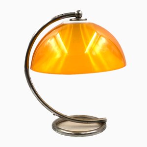 Space Age Yellow Table Lamp, France, 1960s