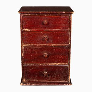 Small Antique Apothecary Chest of Drawers in Pine, 1910s