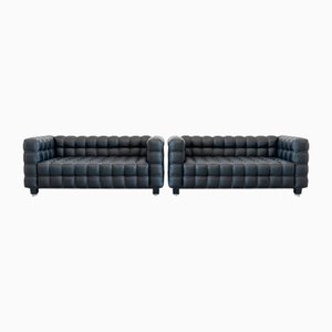 Divani Kubus di Josef Hoffmann per Wittmann, 1980, set di 4