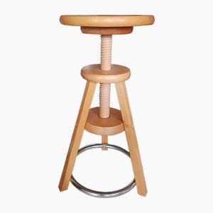 Adjustable Wooden Piano Stool