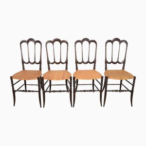 Model Tre Archi Chiavari Chairs from Fratelli Levaggi, Italy, 1950s, Set of 12