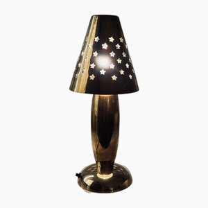 Mid-Century Table Lamp in Brass with Small Stars attributed to Gunther Lambert Collection, Germany, 1960s