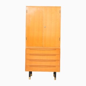 Mueble italiano Mid-Century moderno de fresno, años 50