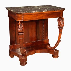 Antique Charles X Console in Mahogany, 1830s