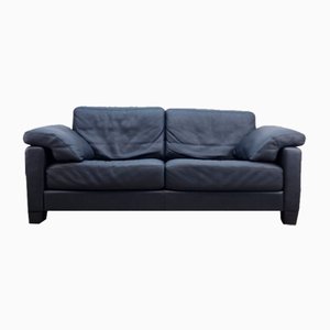 DS17 Two-Seater Leather Sofa in Anthracite from de Sede