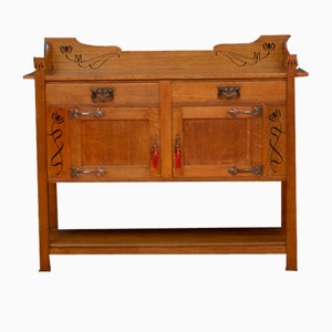 Arts and Crafts Sideboard aus Eiche, 1900er