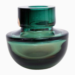 Sommerso Vase aus Muranoglas, 1970er