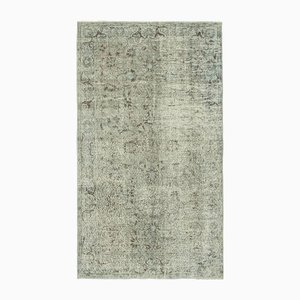 Vintage Gray Overdyed Rug