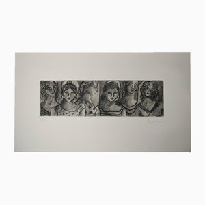 Maria Carbonero, Ohne Titel, 1990, Radierung