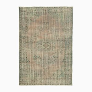 Tapis Vintage Overdyed en Laine, Turquie, 1980