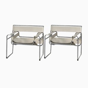 Wassily Armchairs by Marcel Breuer for Gavina, Italy, 1960s, Set of 2