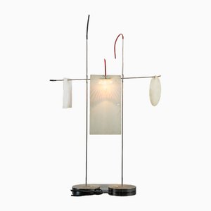 Lampe de Bureau Vintage Fukushu en Métal attribuée à Ingo Maurer pour Design M, Allemagne, 1980s