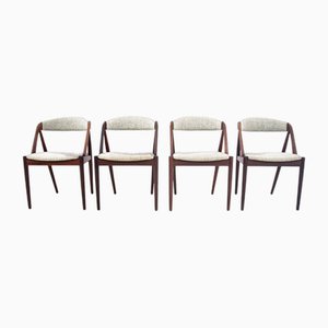 Danish Model 31 Chairs by Kai Kristiansen, 1960s, Set of 4