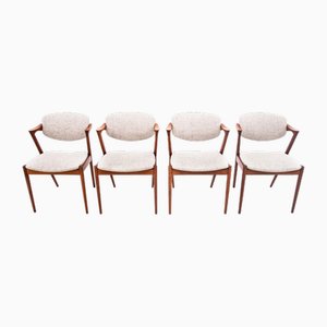 Model 42 Chairs by Kai Kristiansen, 1960s, Set of 4