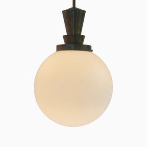 Lampe à Suspension Modèle 4D par Willem Hendrik Gispen pour Gispen, 1930s