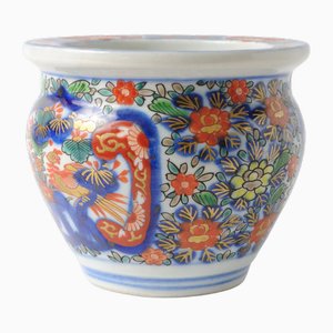 Japanese Imari Porcelain Flower Can from Tezuka Kinsei, 1920s