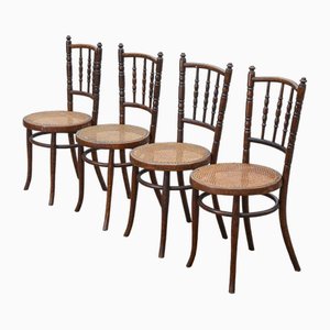 Chaises en Bois, Italie, Set de 4