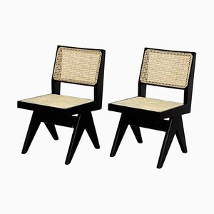 Set of 055 Capitol Complex Chair by Pierre Jeanneret for Cassina