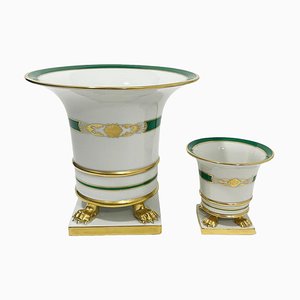 Vases Empire de Herend, 1960s, Set de 2