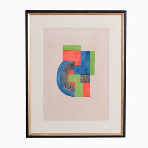 Sonia Delaunay, Totem Series, 1960s, Lithograph