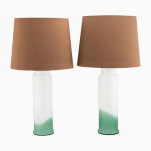 Swedish Glass Lamps by Luxus, 1970s, Set of 2