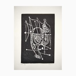 Will Faber, Ohne Titel, 1974, Lithographie auf Papier