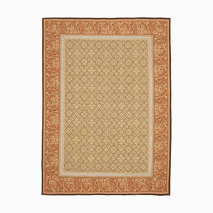 Kilim d'Aubusson Vintage Beige, 1990s