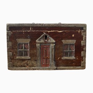 Victorian Painted Tea Caddy, 1880s