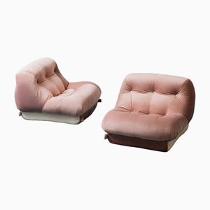 Armchair Model Cloud by Rino Maturi for Mimo Padova, 1970s, Set of 2