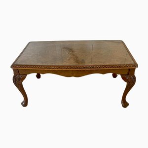 Vintage Burr Walnut Coffee Table, 1920