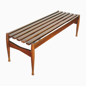 Wooden Bench by Gio Ponti for Fratelli Reguitti, Italy, 1950s