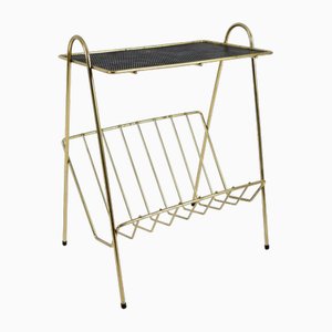 Brass Magazine Rack, 1950s