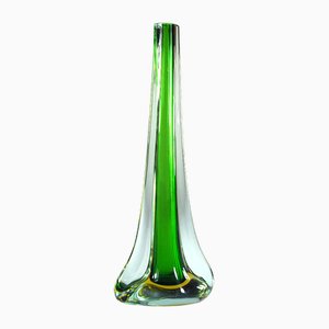 Murano Glass Vase by Flavio Poli for Seguso, 1970s
