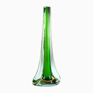 Vase en Verre de Murano par Flavio Poli pour Seguso, 1970s