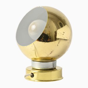Magnetic Golden Globe Table Lamp from Reggiani, 1970s