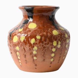 French Ceramic Vase by Jean Leclerc, 1920s