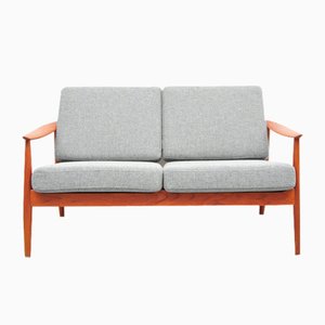 Teak Two-Seater Sofa by Arne Vodder for France & Son