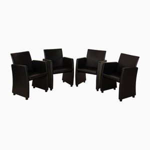 Leather Dining Room Chairs in Black from Brandon