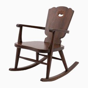 Mid-Century Scandinavian Rocking Chair