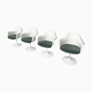 Mid-Century Tulip Chairs by Eero Saarinen for Knoll International, 1970, Set of 4