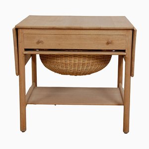 Sewing Table in Oak by Hans Wegner for Andreas Tuck, 1980s
