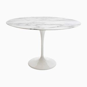 Table Tulip avec Plateau en Marbre Arabesco par Eero Saarinen