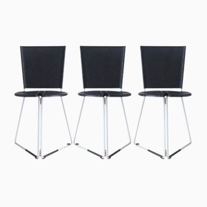 Chaises Terna par Gaspare Cairoli pour Seccose, 1980s, Set de 3