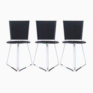 Terna Chairs by Gaspare Cairoli for Seccose, 1980s, Set of 3