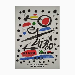 Joan Miro, Gaspar Sala, Gallery Metras, Belarte Gallery (Avant La Lettre), 1964, Lithograph, Framed