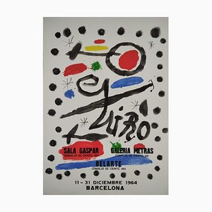 Joan Miro, Gaspar Sala, Gallery Metras, Galería Belarte (Avant La Lettre), 1964, Litografía, Enmarcado