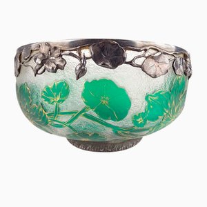French Art Nouveau Daum Glass Bowl, 1890s