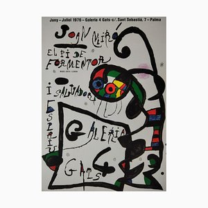 Joan Miro, Centenario del Centre Excursionista de Catalunya, 1976, Litografía, Enmarcado