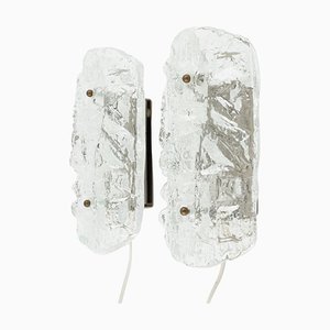 Wall Lights from Orrefors, Sweden, 1970s, Set of 2